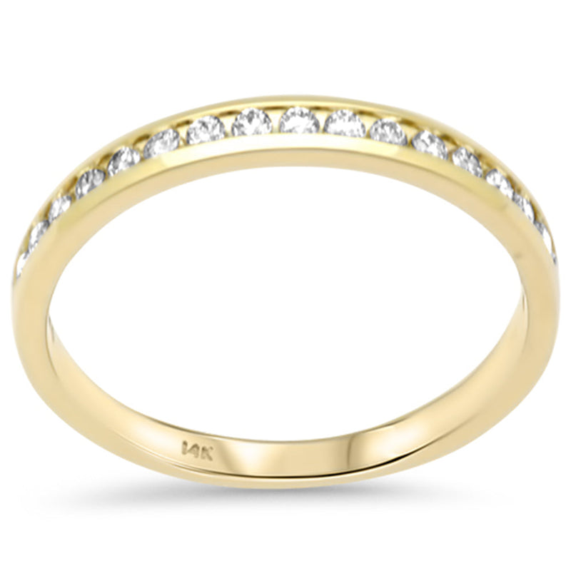 SPECIAL!.25ct G SI 14K Yellow Gold Diamond Wedding Band Size 6.5