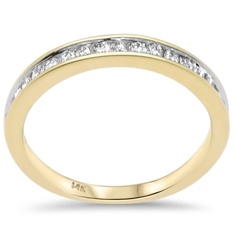 SPECIAL!.25ct G SI 14K Yellow Gold Diamond Wedding Band Size 6.5
