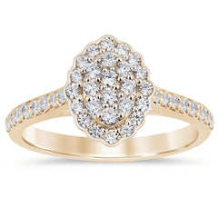 SPECIAL! .57ct G SI 14K Yellow Gold Round Diamond Ring Size 6.5