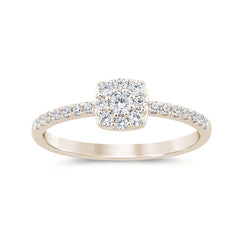 .25ct G SI 14K Yellow Gold Round Diamond Solitaire Style Ring Size 6.5