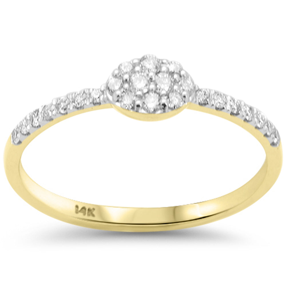 .21ct G SI 14K Yellow Gold Oval Shaped Diamond Ring Size 6.5