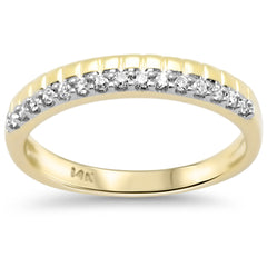 SPECIAL!.16ct G SI 14K Yellow Gold Diamond Ring Size 6.5