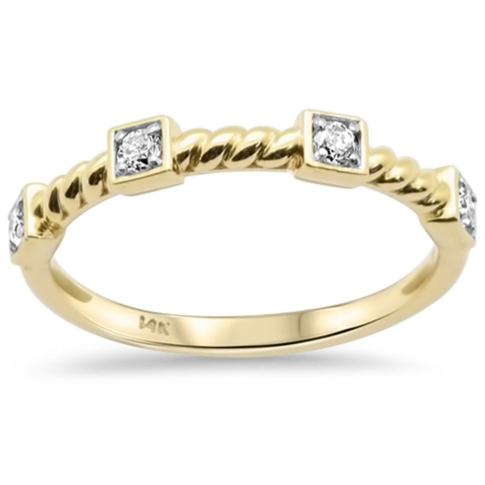 SPECIAL! .16ct G SI 14K Yellow Gold Diamond Ring Size 6.5