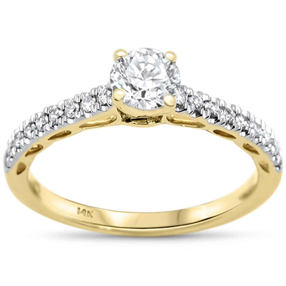 SPECIAL!.77ct G SI 14K Yellow Gold Diamond Engagement Solitaire Ring Size 6.5