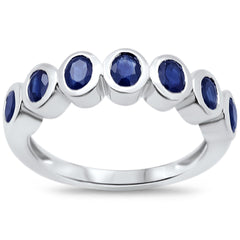SPECIAL!1.58ct G SI 14KT Yellow Gold Blue Sapphire Gemstone Ring Size 6.5