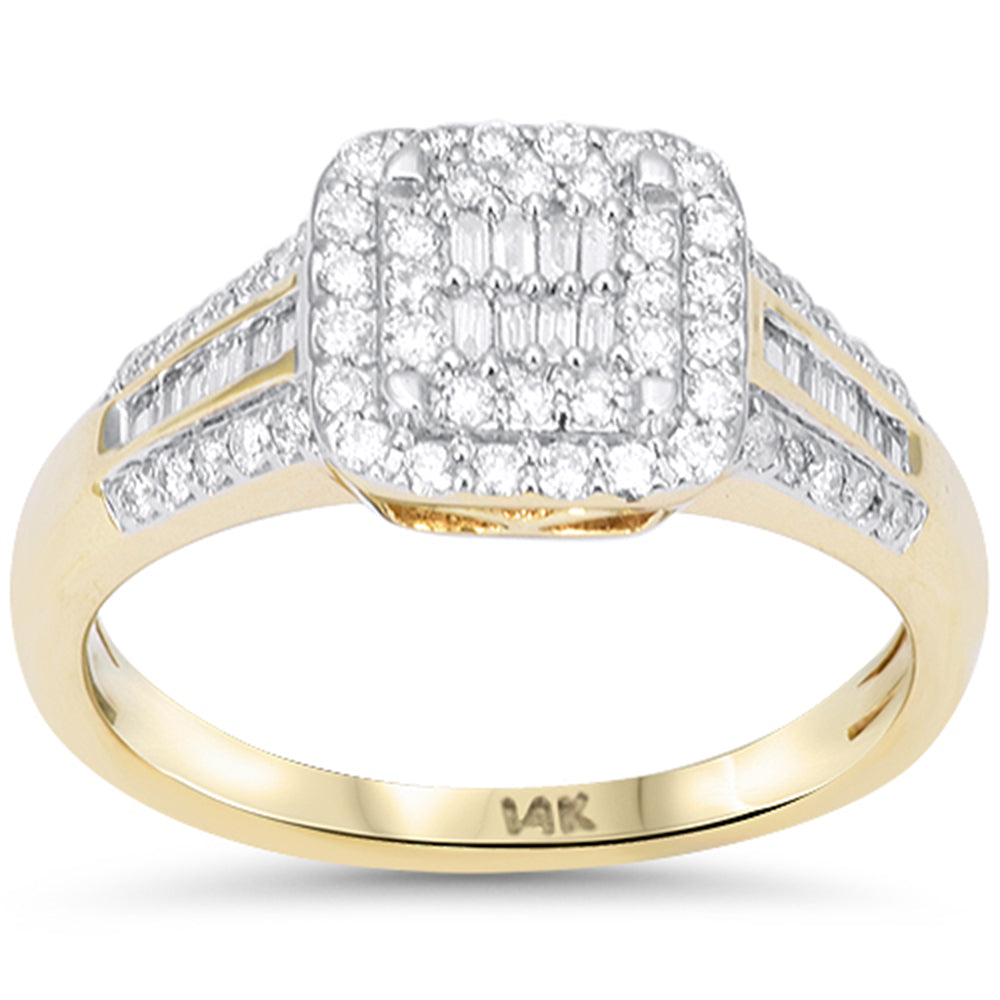 SPECIAL! .43ct G SI 14kt Yellow Gold Round Diamond Ring Size 6.5