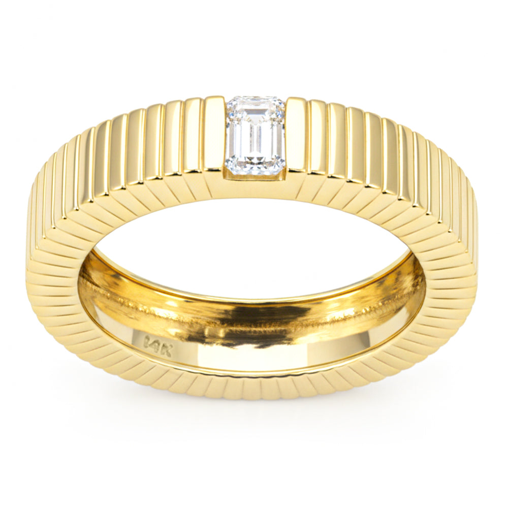 SPECIAL! .30ct G SI 14kt Yellow Gold Emerald Cut Diamond Ring Size 6.5