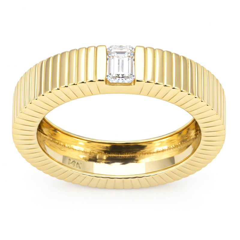 SPECIAL! .30ct G SI 14kt Yellow Gold Emerald Cut Diamond Ring Size 6.5