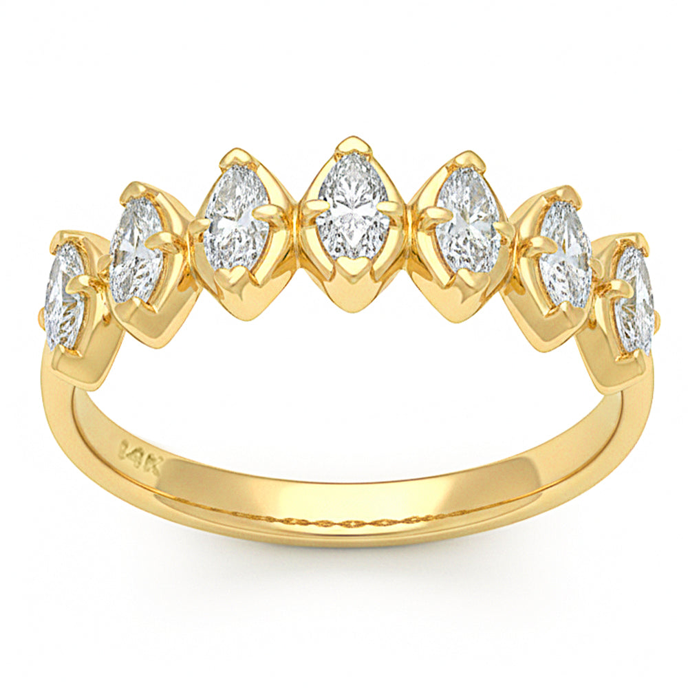 SPECIAL! .57ct G SI 14kt Yellow Gold Diamond Band Ring Size 6.5