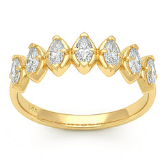 SPECIAL! .57ct G SI 14kt Yellow Gold Diamond Band Ring Size 6.5