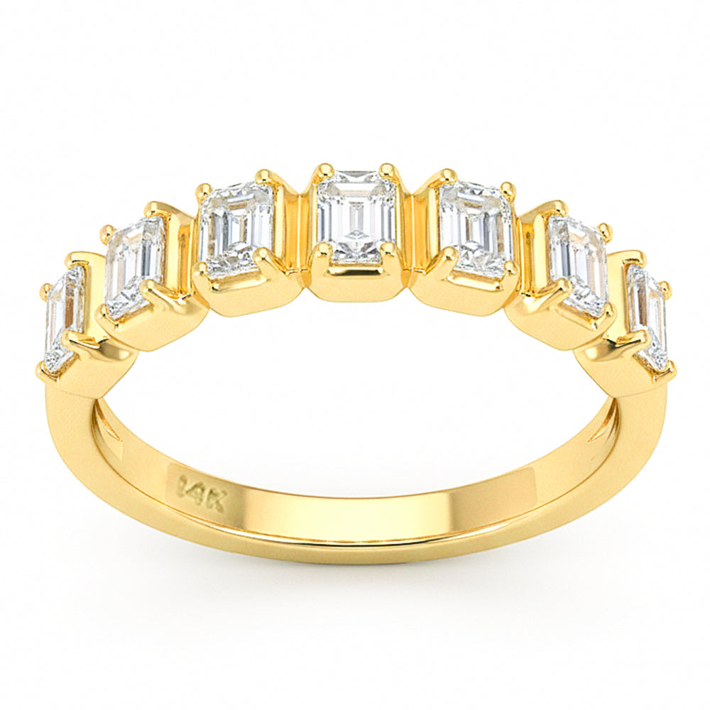 SPECIAL! .82ct G SI 14kt Yellow Gold Diamond Band Ring Size 6.5