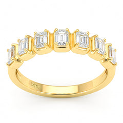 SPECIAL! .82ct G SI 14kt Yellow Gold Diamond Band Ring Size 6.5