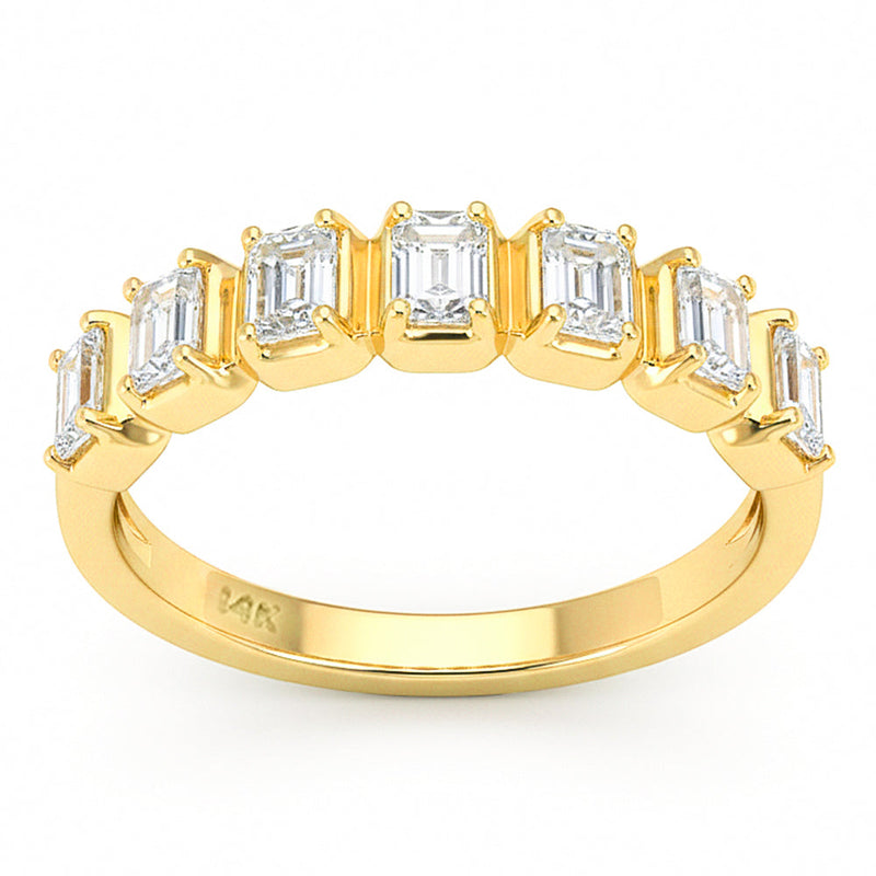 SPECIAL! .82ct G SI 14kt Yellow Gold Diamond Band Ring Size 6.5