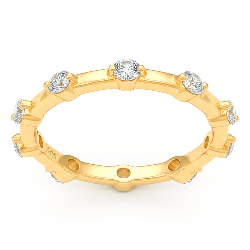 SPECIAL! .59ct G SI 14kt Yellow Gold Diamond Band Ring Size 6.5