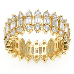 SPECIAL! 2.53ct G SI 14kt Yellow Gold Diamond Band Ring Size 6.5