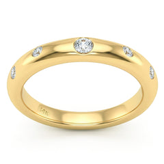 SPECIAL! .31ct G SI 14kt Yellow Gold Diamond Band Ring Size 6.5