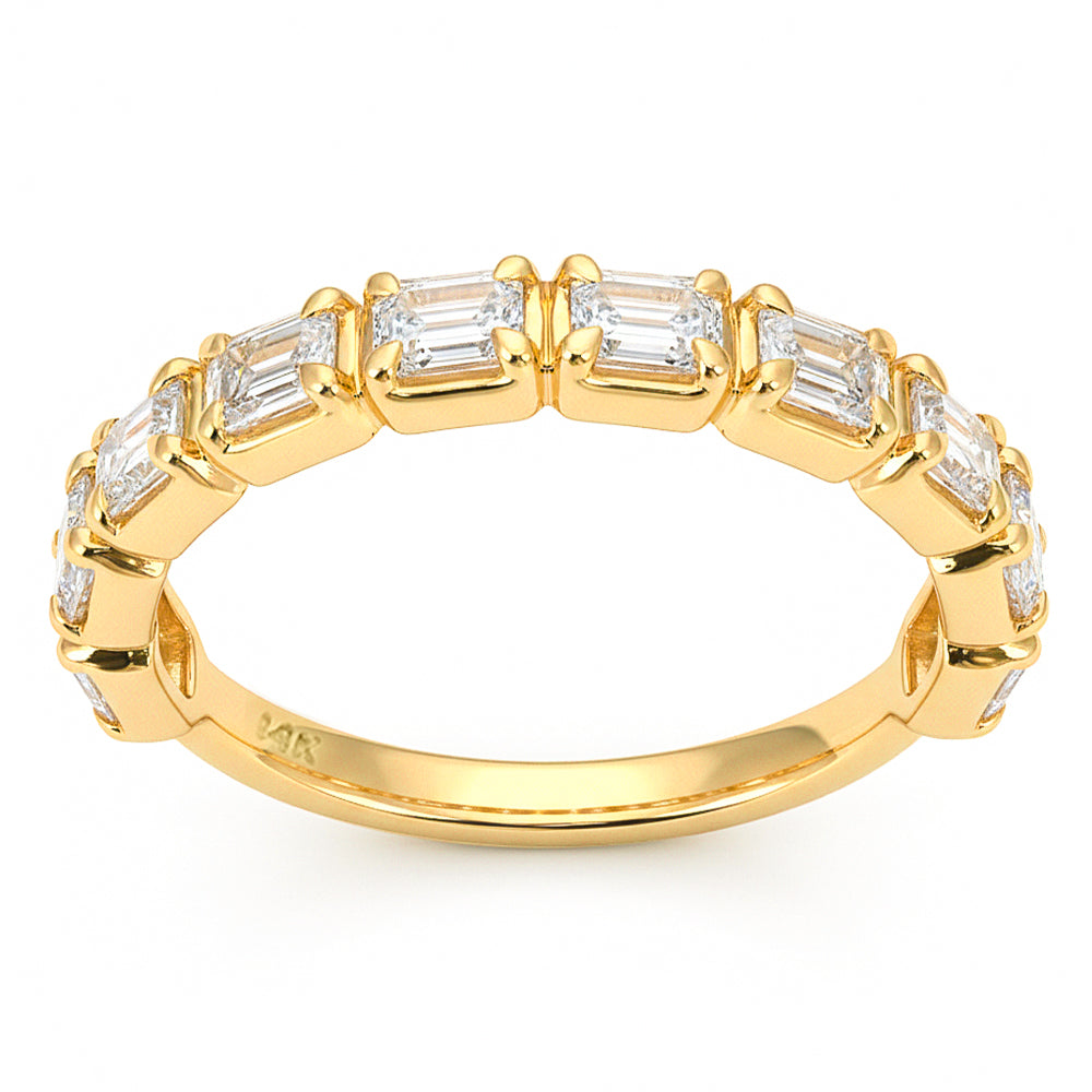 SPECIAL! 1.20ct G SI 14kt Yellow Gold Diamond Band Ring Size 6.5