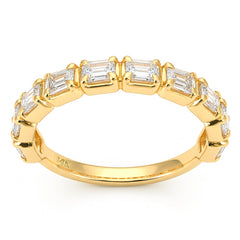 SPECIAL! 1.20ct G SI 14kt Yellow Gold Diamond Band Ring Size 6.5