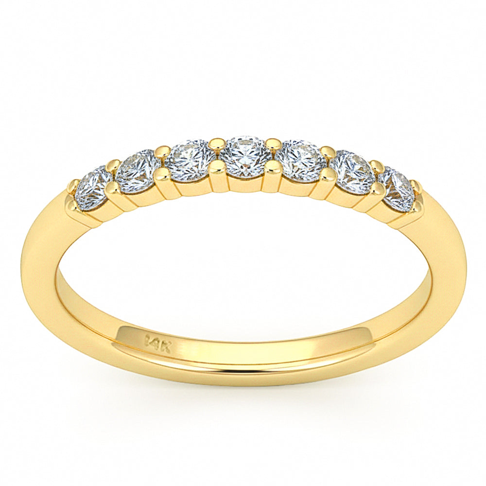 SPECIAL! .39ct G SI 14kt Yellow Gold Diamond Band Ring Size 6.5