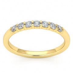 SPECIAL! .39ct G SI 14kt Yellow Gold Diamond Band Ring Size 6.5