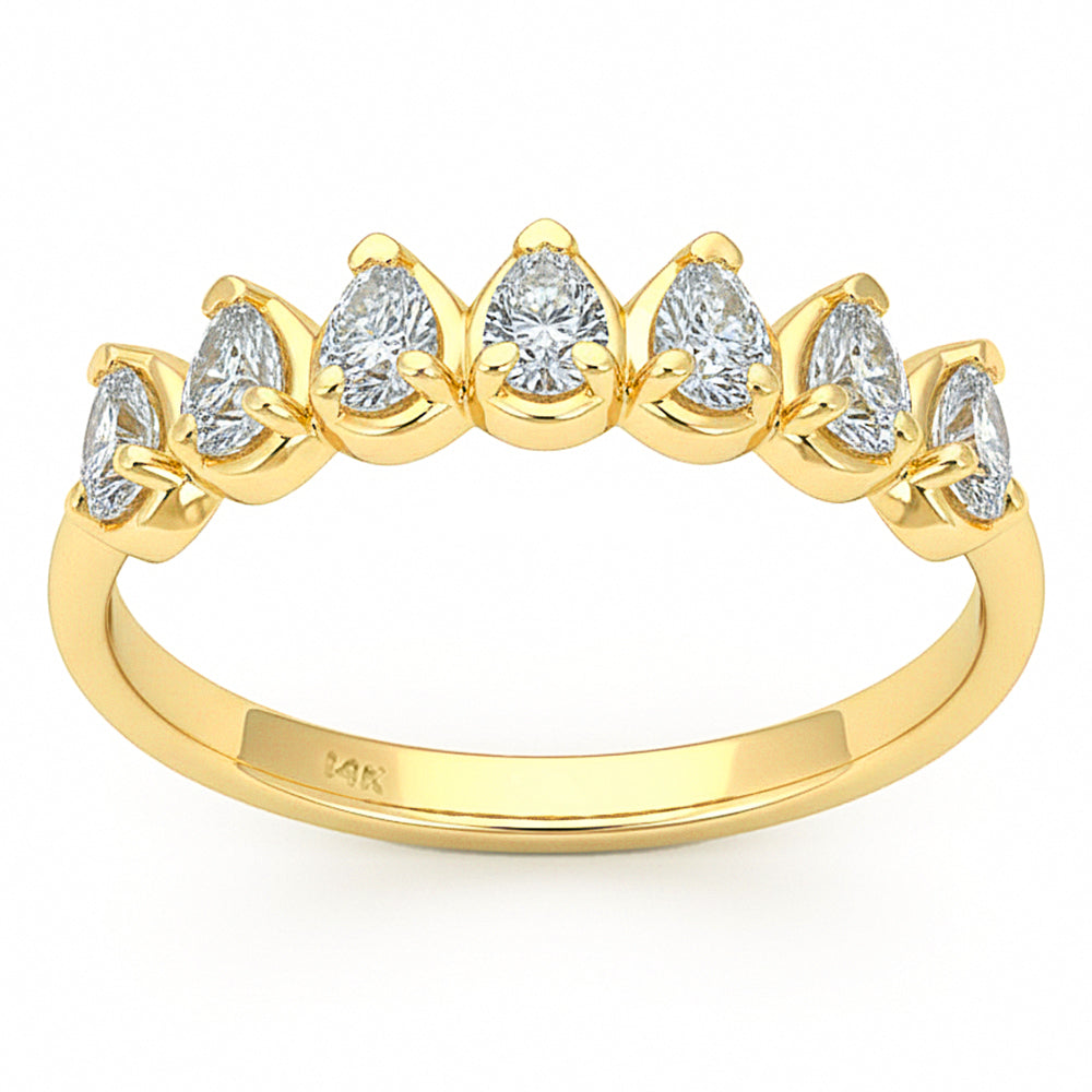 SPECIAL! .50ct G SI 14kt Yellow Gold Diamond Band Ring Size 6.5