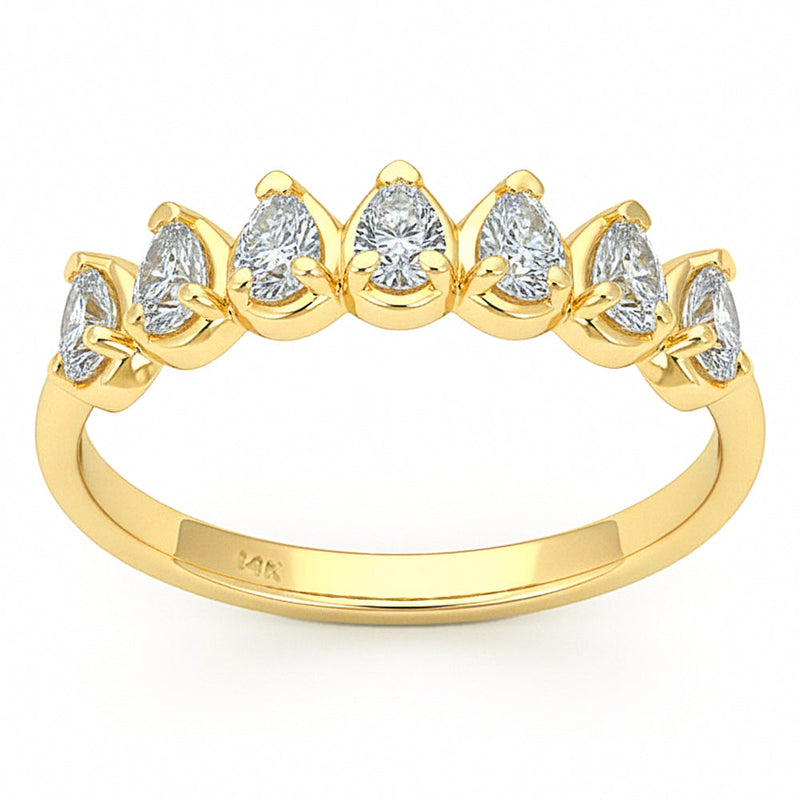 SPECIAL! .50ct G SI 14kt Yellow Gold Diamond Band Ring Size 6.5