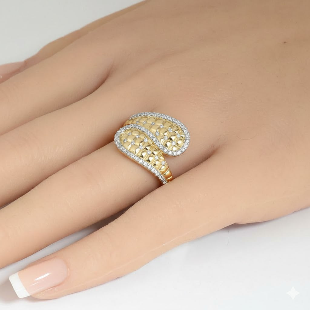 SPECIAL! .34ct G SI 14kt Yellow Gold Diamond Wrap Ring Size 6.5