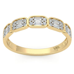 SPECIAL! .31ct G SI 14kt Yellow Gold Diamond Band Ring Size 6.5