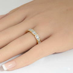 SPECIAL! .31ct G SI 14kt Yellow Gold Diamond Band Ring Size 6.5