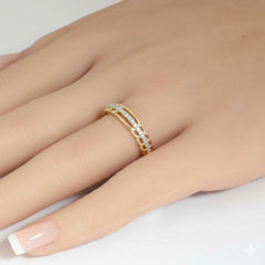 SPECIAL! .15ct G SI 14kt Yellow Gold Diamond Band Ring Size 6.5
