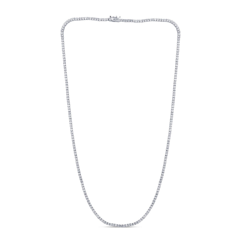 SPECIAL! 4.83ct G SI 14K White Gold Diamond Tennis Necklace 18"