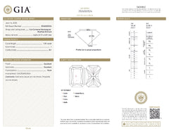 SPECIAL! 1.01ct I-SI1 GIA CERTIFIED 14K White Gold Radiant Cut Diamond Solitaire Ring Band Size 7