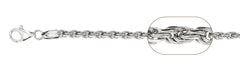 070-3.5MM Rope Chain .925  Solid Sterling Silver Sizes 16-30" NEW