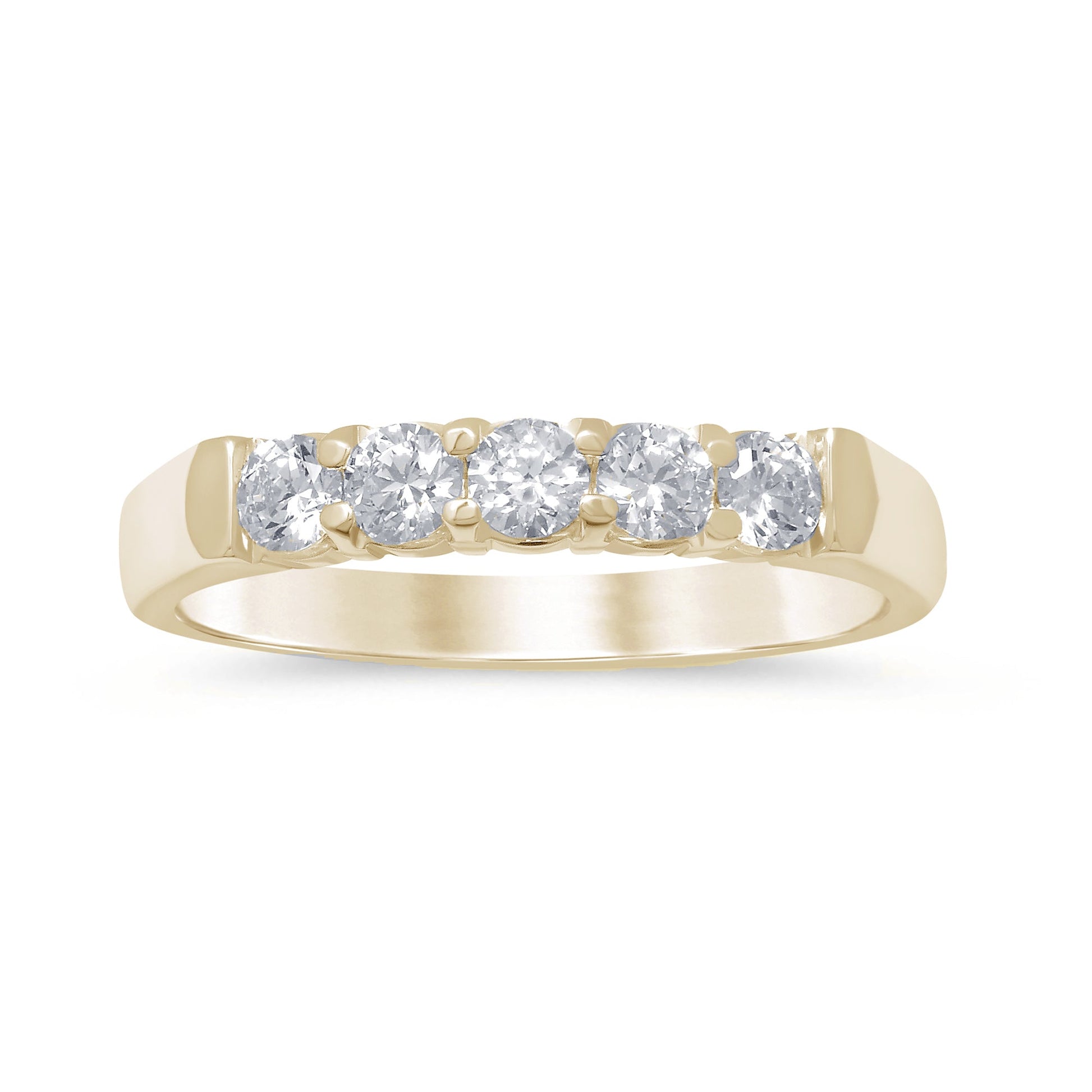 SPECIAL! .52ct G SI 14K Yellow Gold Diamond Band Ring Size 6.5