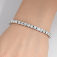 SPECIAL! 14.88ct 14KT White Gold Diamond Tennis Bracelet 7"