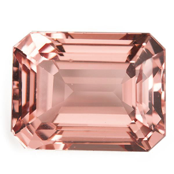 Click to view Emerald Cut morganite loose Gemstones variation