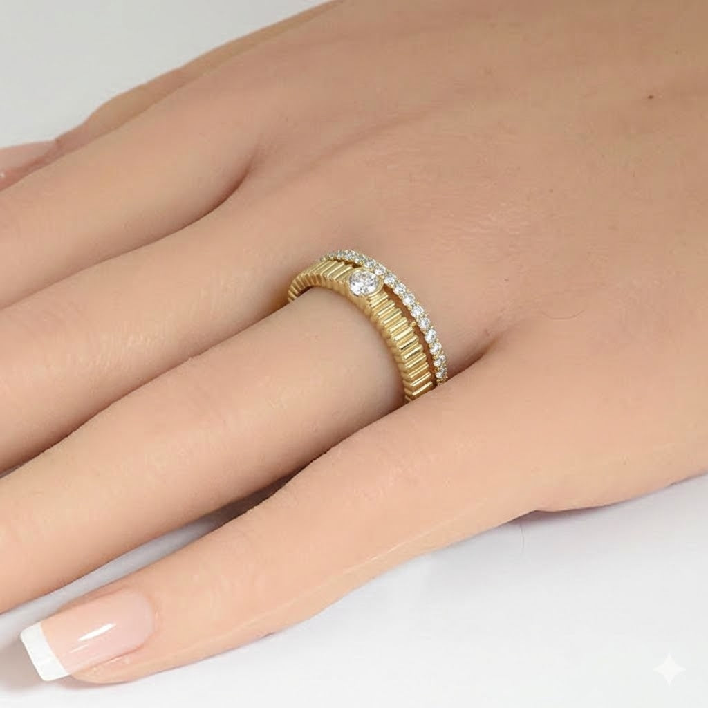 SPECIAL! .30ct G SI 14kt Yellow Gold Diamond Band Ring Size 6.5
