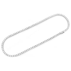 SPECIAL! 2.03ct G SI 14K White Gold Diamond Miracle Illusion Tennis Necklace 16"